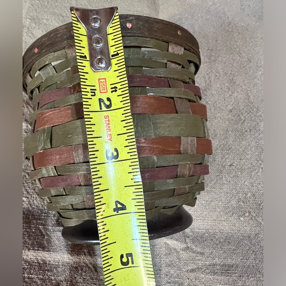 Longaberger Collectors Club American Traditions Woodland Pinecone Basket, EUC - Picture 12 of 12
